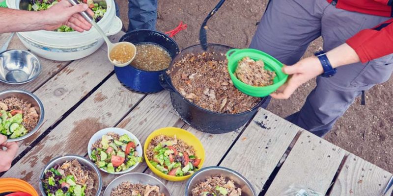 Easy Camping Meals for a Large Group